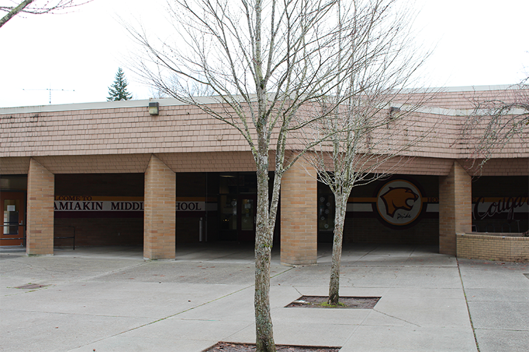 outside view of a school